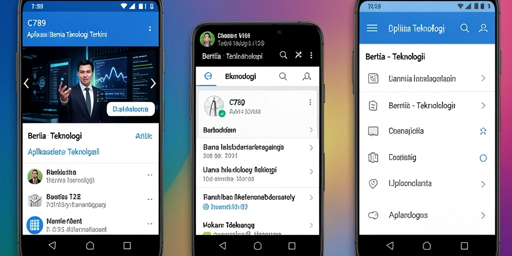 Tampilan antarmuka aplikasi C789 yang modern dan informatif.
