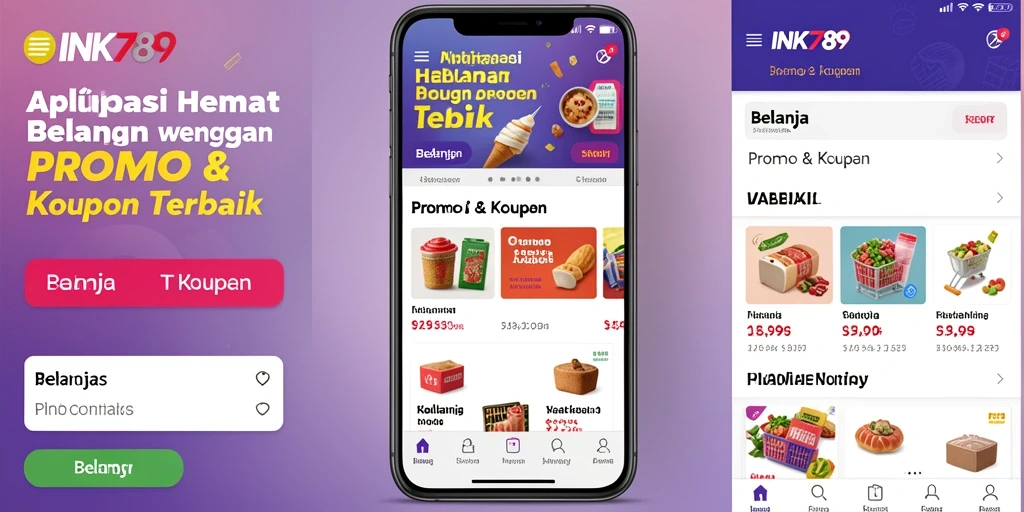 Tampilan antarmuka aplikasi INK789 yang modern dan menarik.