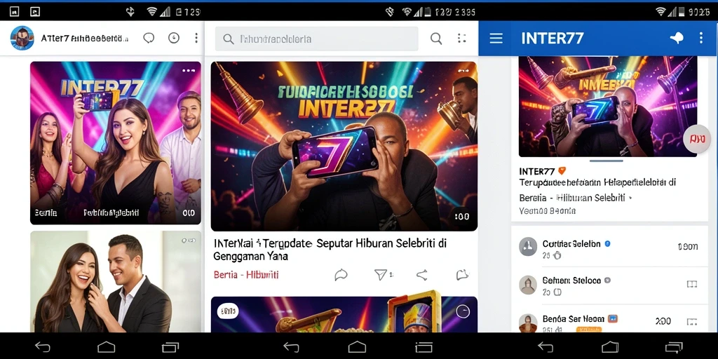 Tampilan antarmuka INTER77 yang menarik dan informatif.