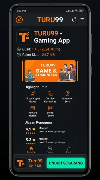 Unduh dan Instal APK Turu99 untuk Android
