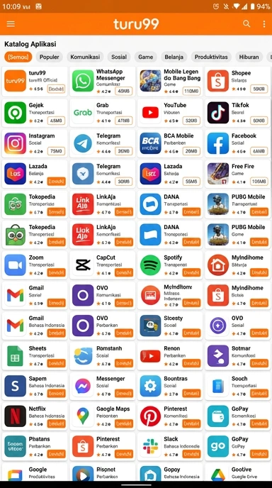 Akses Lengkap ke Aplikasi Populer di turu99 — Temukan Pilihan Terbaik!